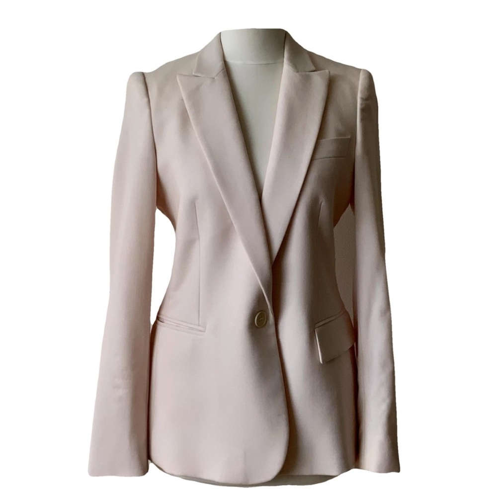 Stella McCartney wool beige pink blazer